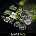 Sticker sample pack