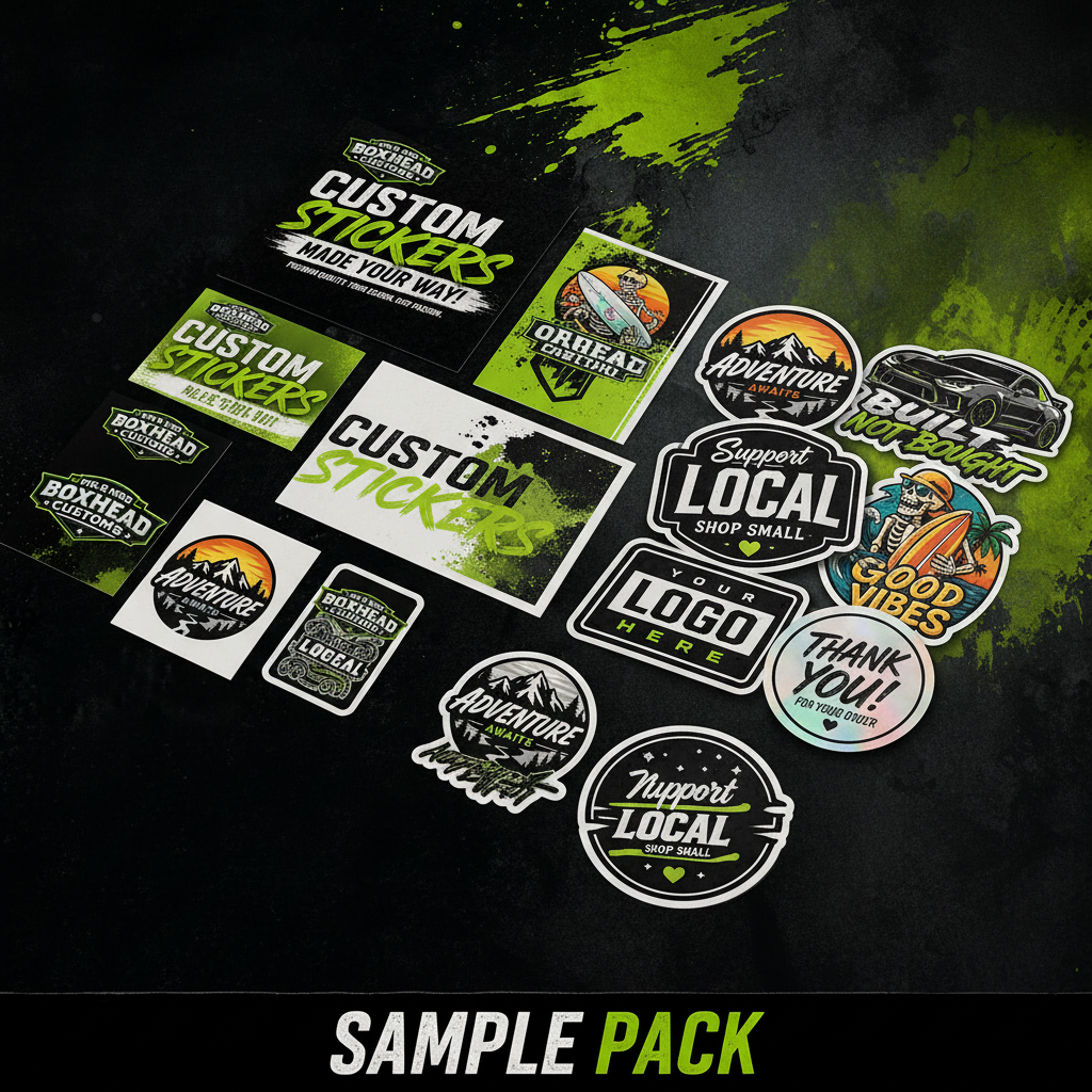 Sticker sample pack